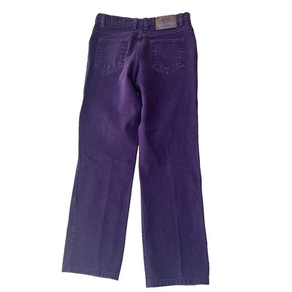 Vintage 80s Moda INTL Womens The London Jean Purple Mom Jeans High Rise 22 - Picture 3 of 10